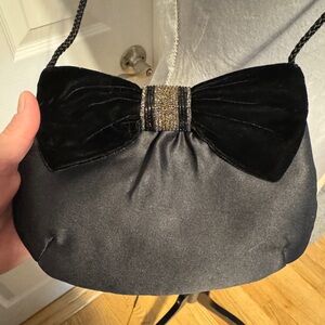 Vintage Satin & Velvet Evening Bag